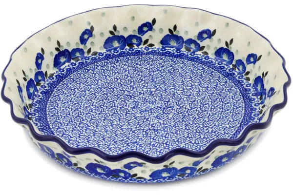 10" Fluted Pie Dish - Eternal Winter