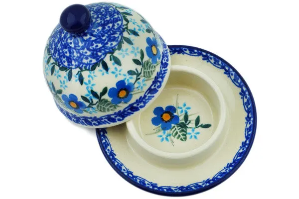 4" Butter Dish - Blue Joy