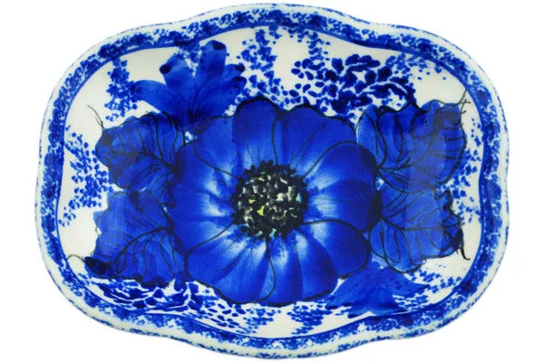 5" Soap Dish - Blue Poppy Dream