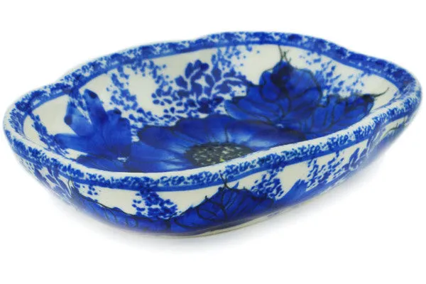 5" Soap Dish - Blue Poppy Dream