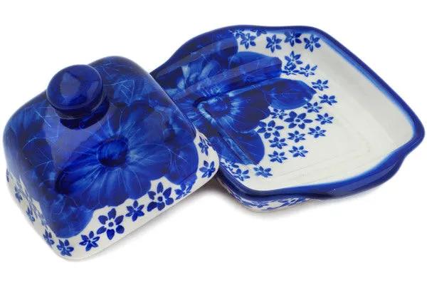 6" Butter Dish - Divine Cobalt