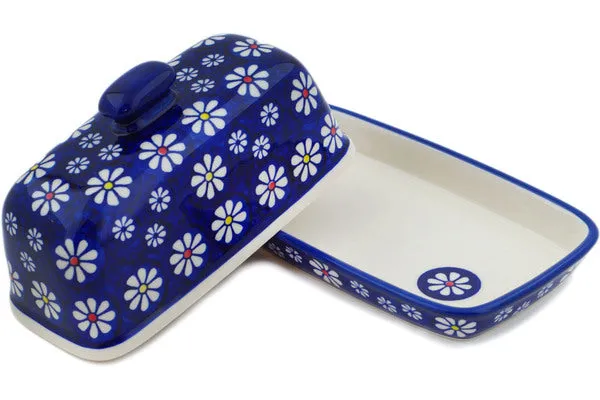 8" Butter Dish - Daisy Jazz