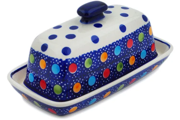 8" Butter Dish - Lights In The Sky