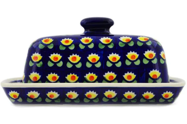 8" Butter Dish - Waterlily