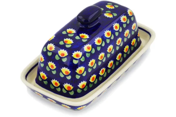 8" Butter Dish - Waterlily