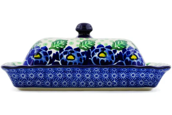 9" Butter Dish - Blue Bliss