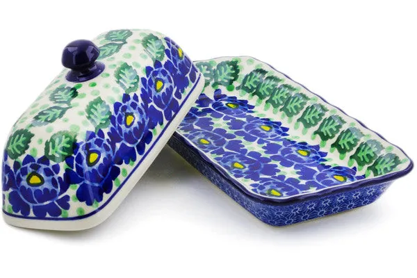 9" Butter Dish - Blue Bliss