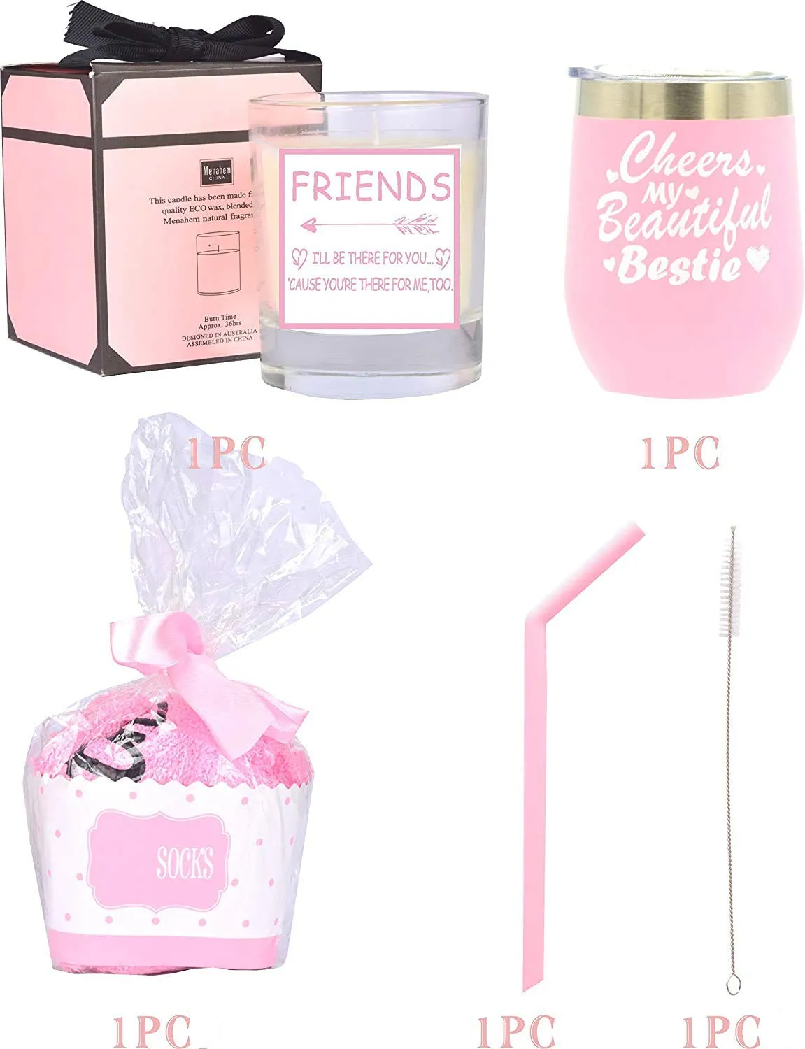 Birthday Gifts for Friends Female,Friend Birthday Gifts for Women,Best Friend Tumbler,Best