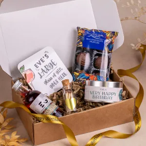 Birthday Gin & Treats Gift Box for Her