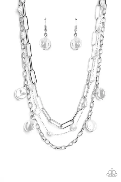 Blissful Ballad White Necklace - Paparazzi Accessories