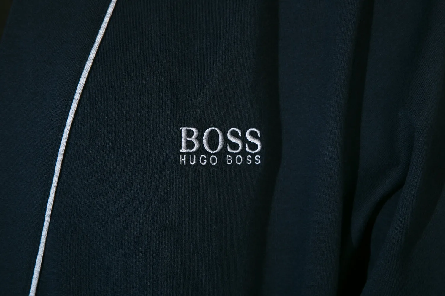 BOSS Kimono Dressing Gown in Navy