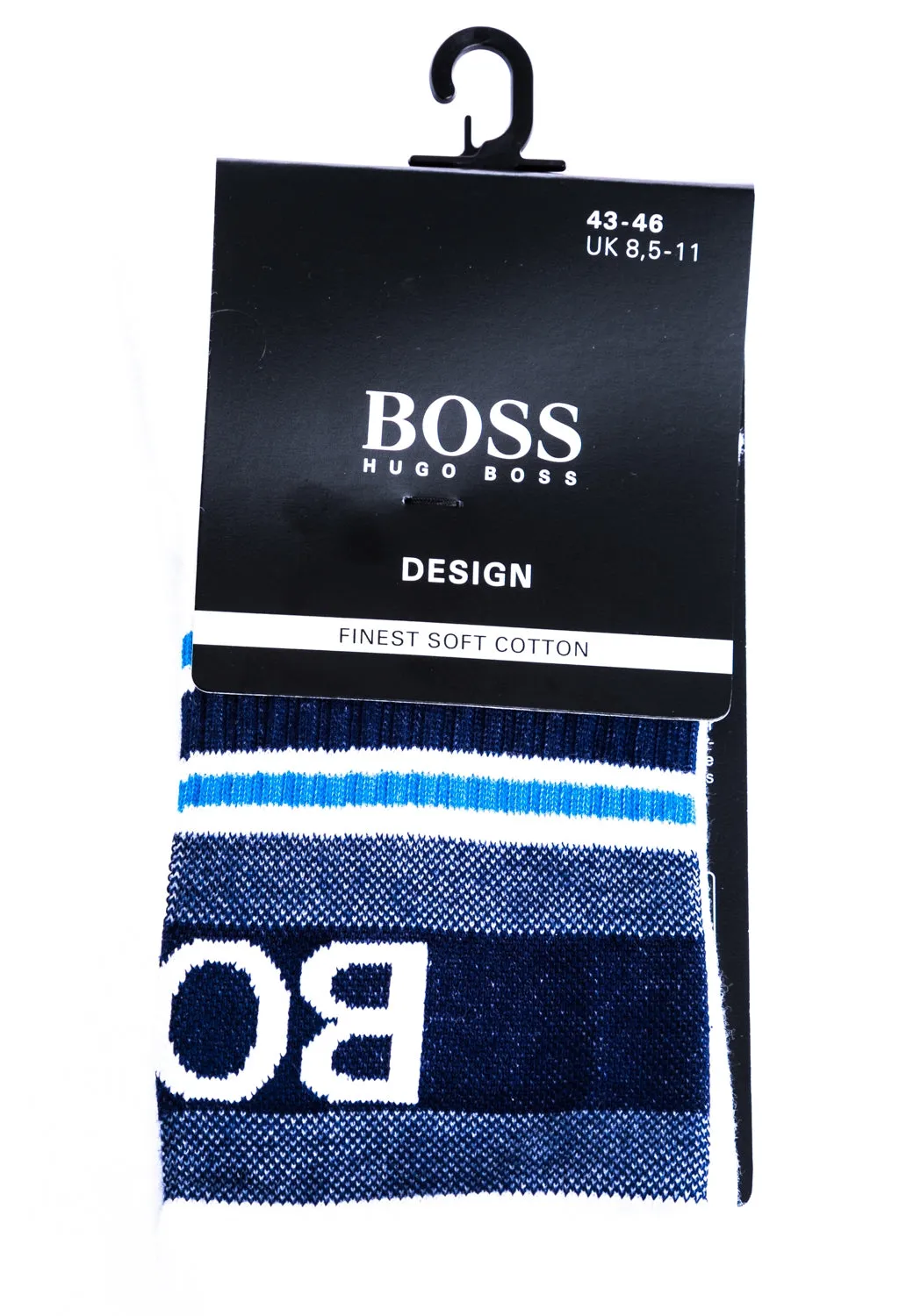 BOSS QS Rib Piquet Sock in White