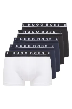 BOSS Trunk 5 Pack Trunk in Black, Navy & White