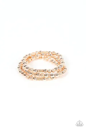 Boundless Boundaries Rose Gold Bracelet - Paparazzi Accessories