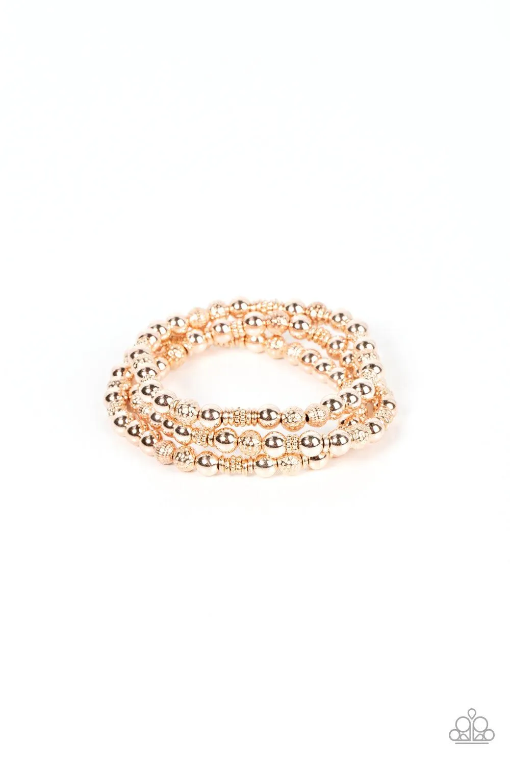 Boundless Boundaries Rose Gold Bracelet - Paparazzi Accessories