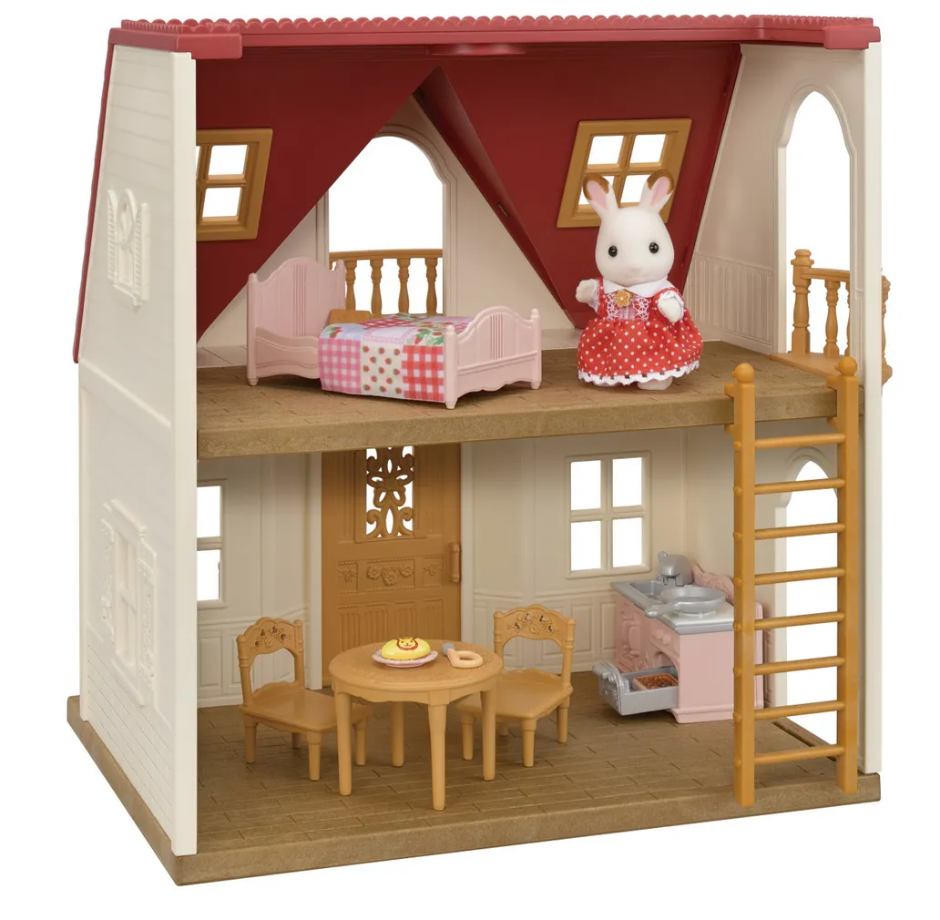 Calico Critters Red Roof Cozy Cottage Starter Home