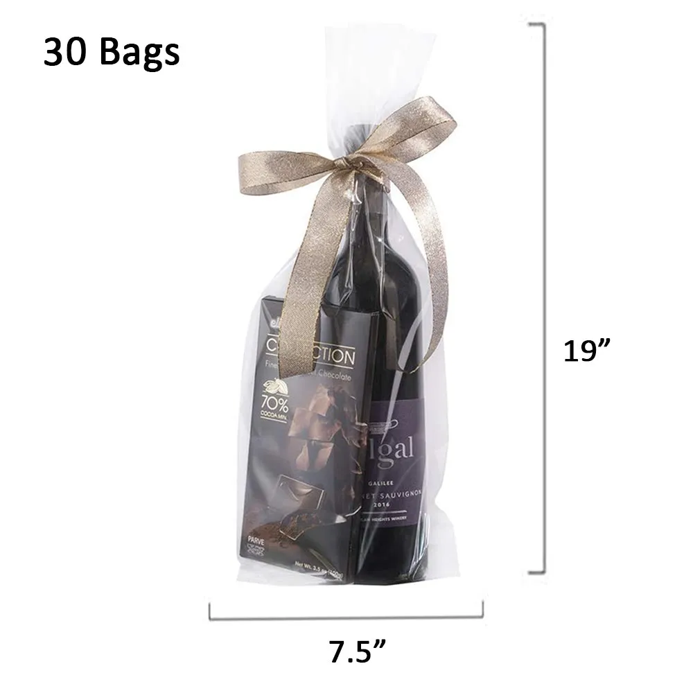 Cellophane Bags 7.5"x 19" 60 Bags