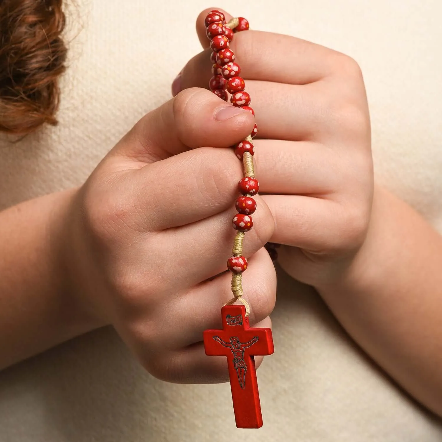 CHILDREN’S ROSARY - RED WOOD