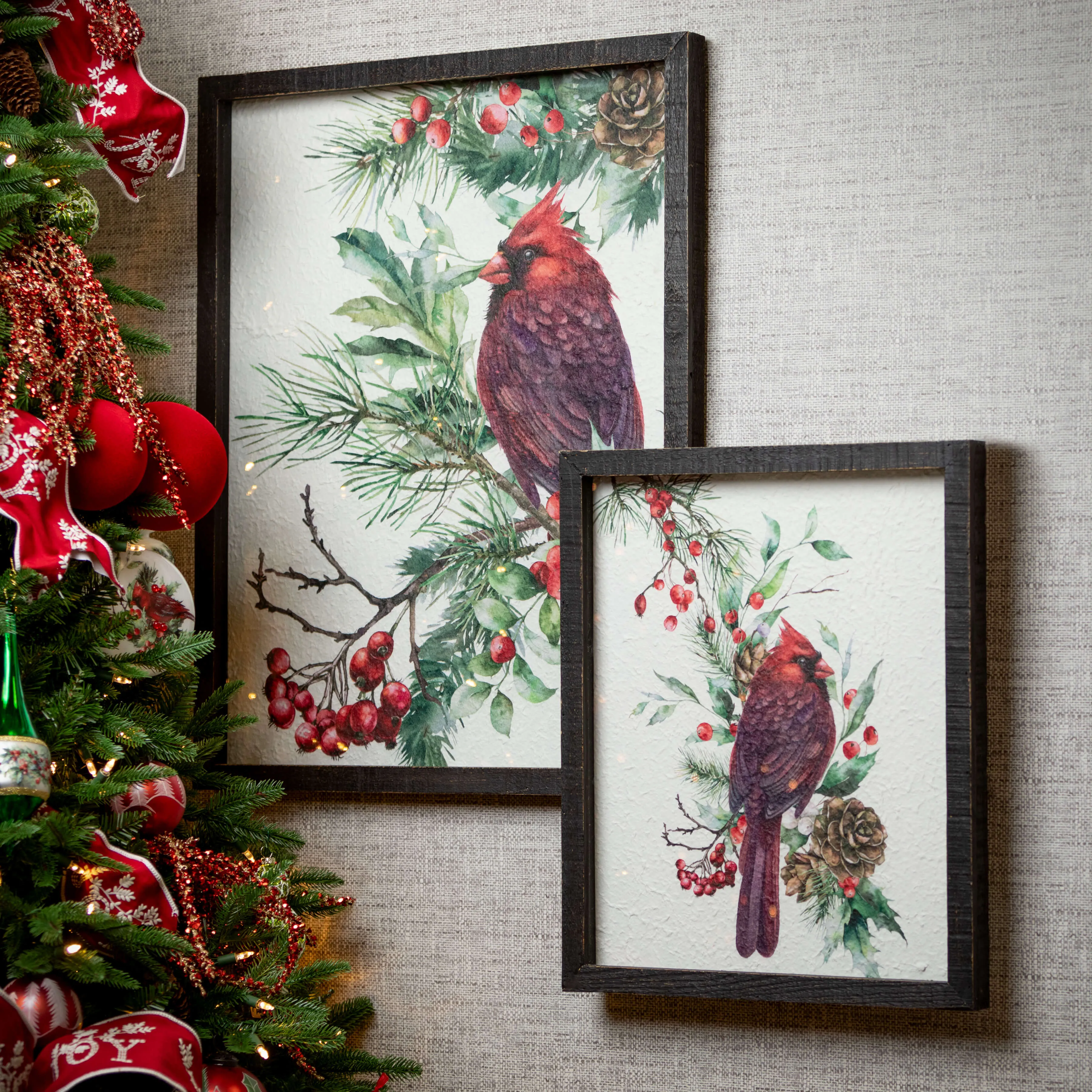 Christmas Cardinal Wall Decor