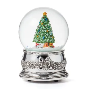 Christmas Tree Musical Snow Globe