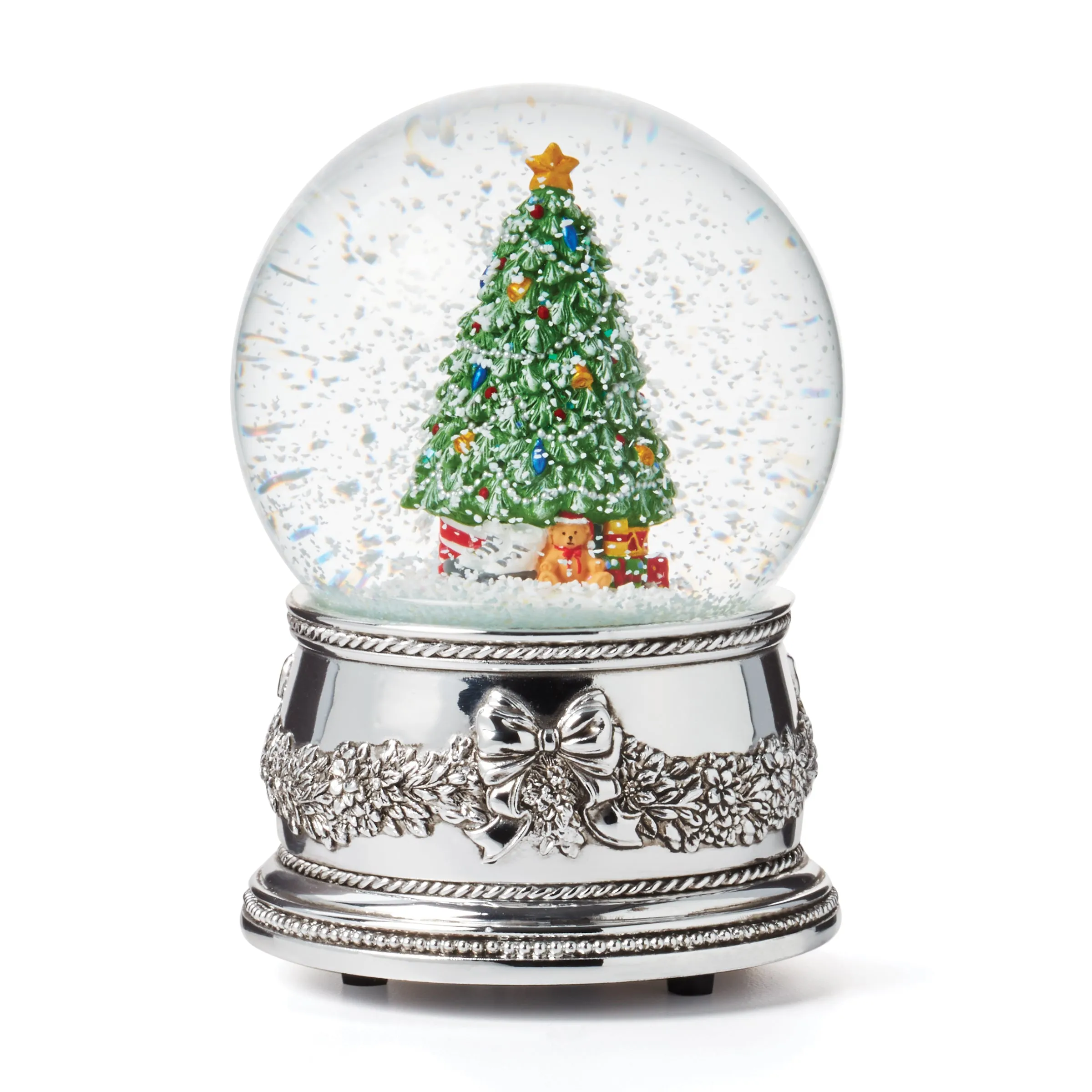 Christmas Tree Musical Snow Globe