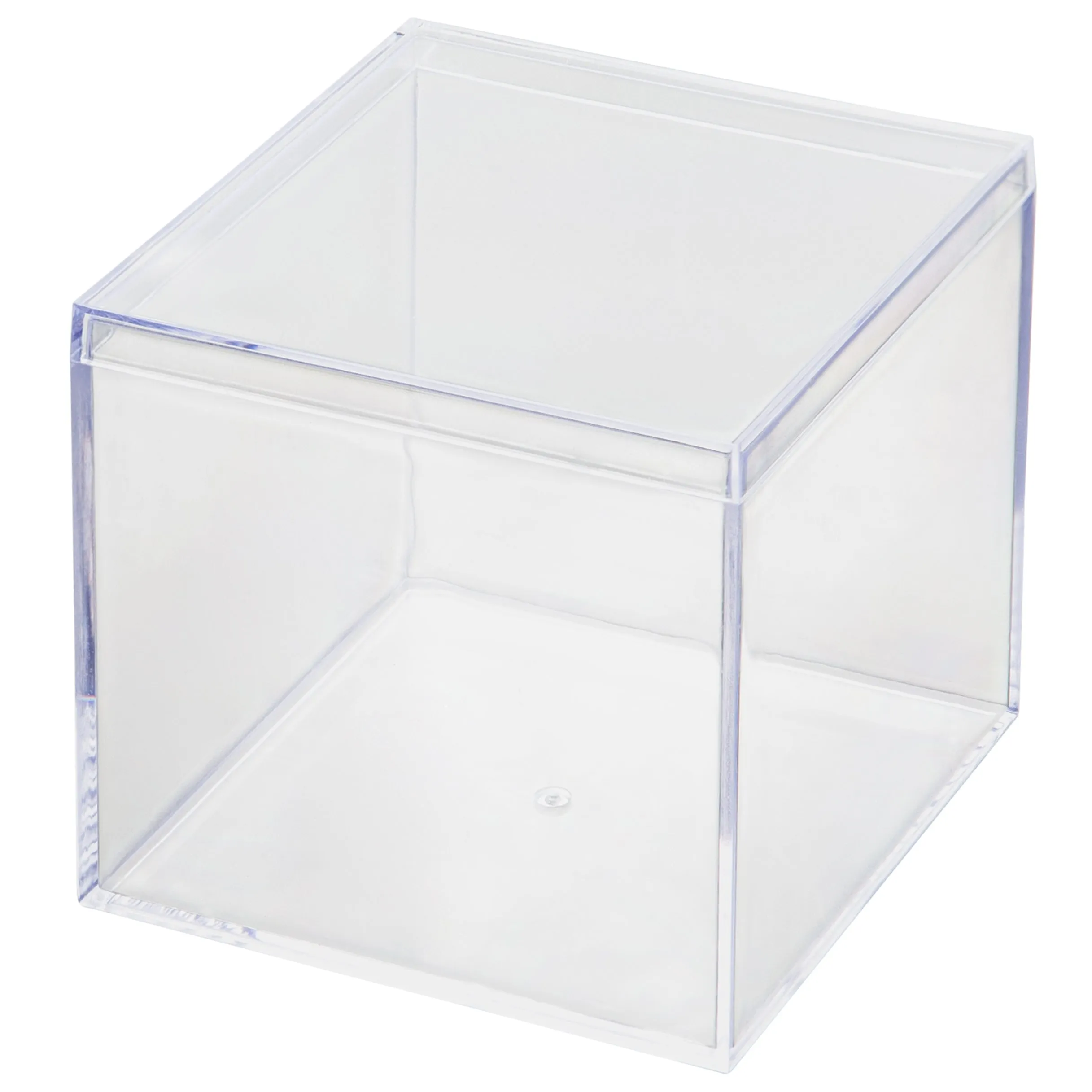 Clear Acrylic Boxes 3x3x3 8 Pack