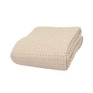 Cotton Bed Cover | Beige