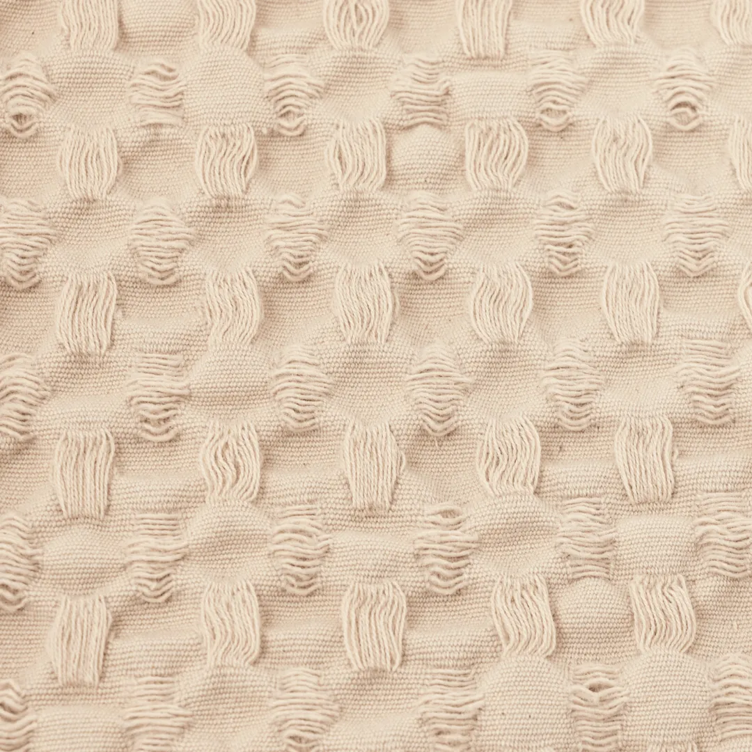 Cotton Bed Cover | Beige