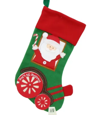 Countdown Train Stocking Spinning Wheels