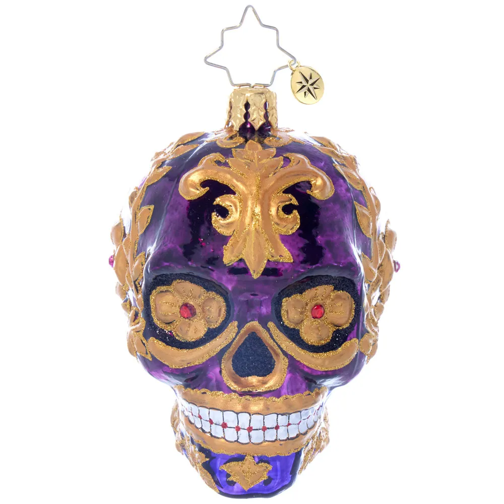 CR, FESTIVE FILIGREE CALAVERA, GEM, 1021746, Radko