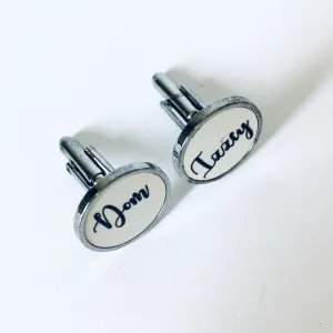 Cufflinks - Names - Personalised