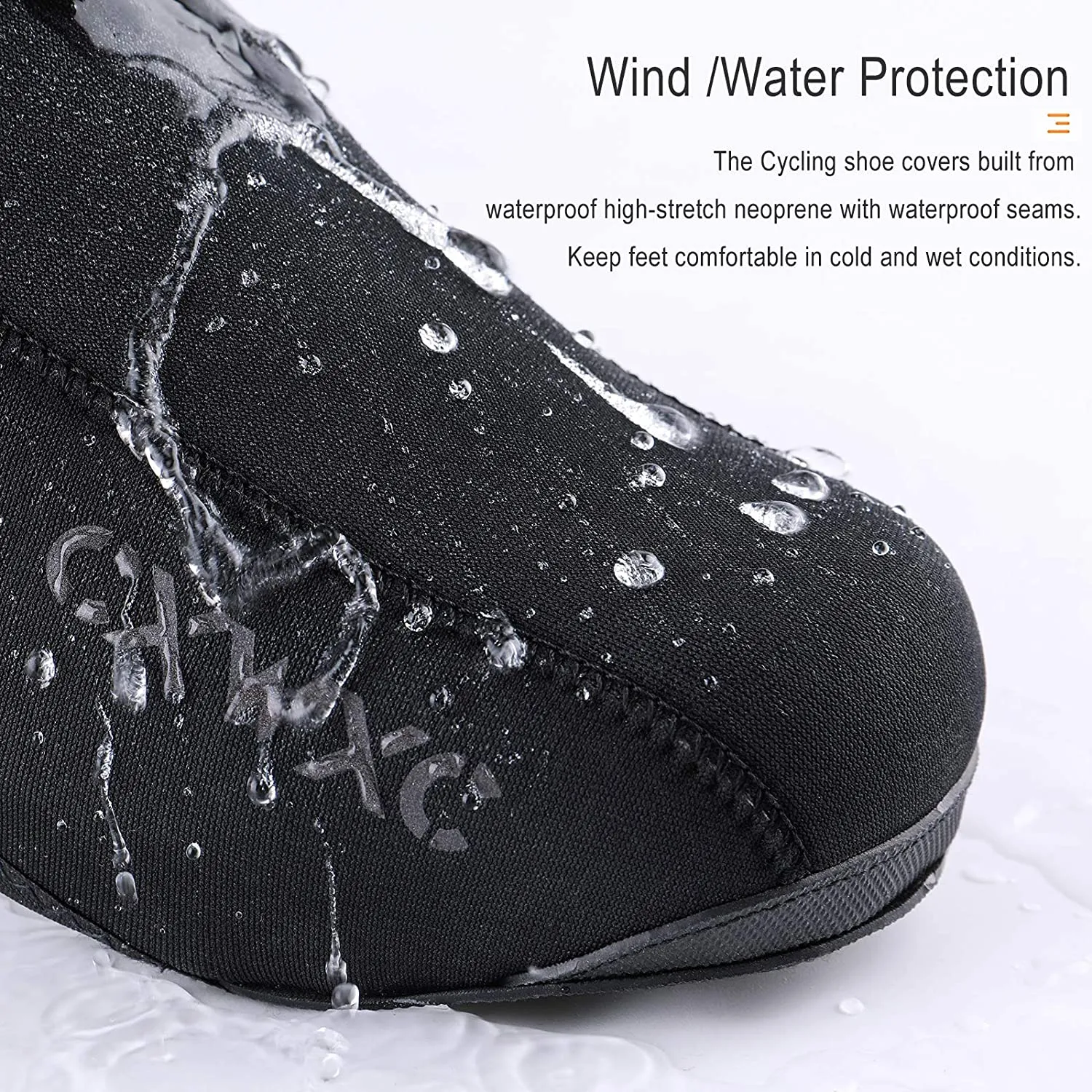 Cycling Shoe Covers Cold Weather for Men Women - Waterproof Shoe Covers Winter Outdoor Sports - Rain Cycling Overshoes, Road/Mountain Bike B