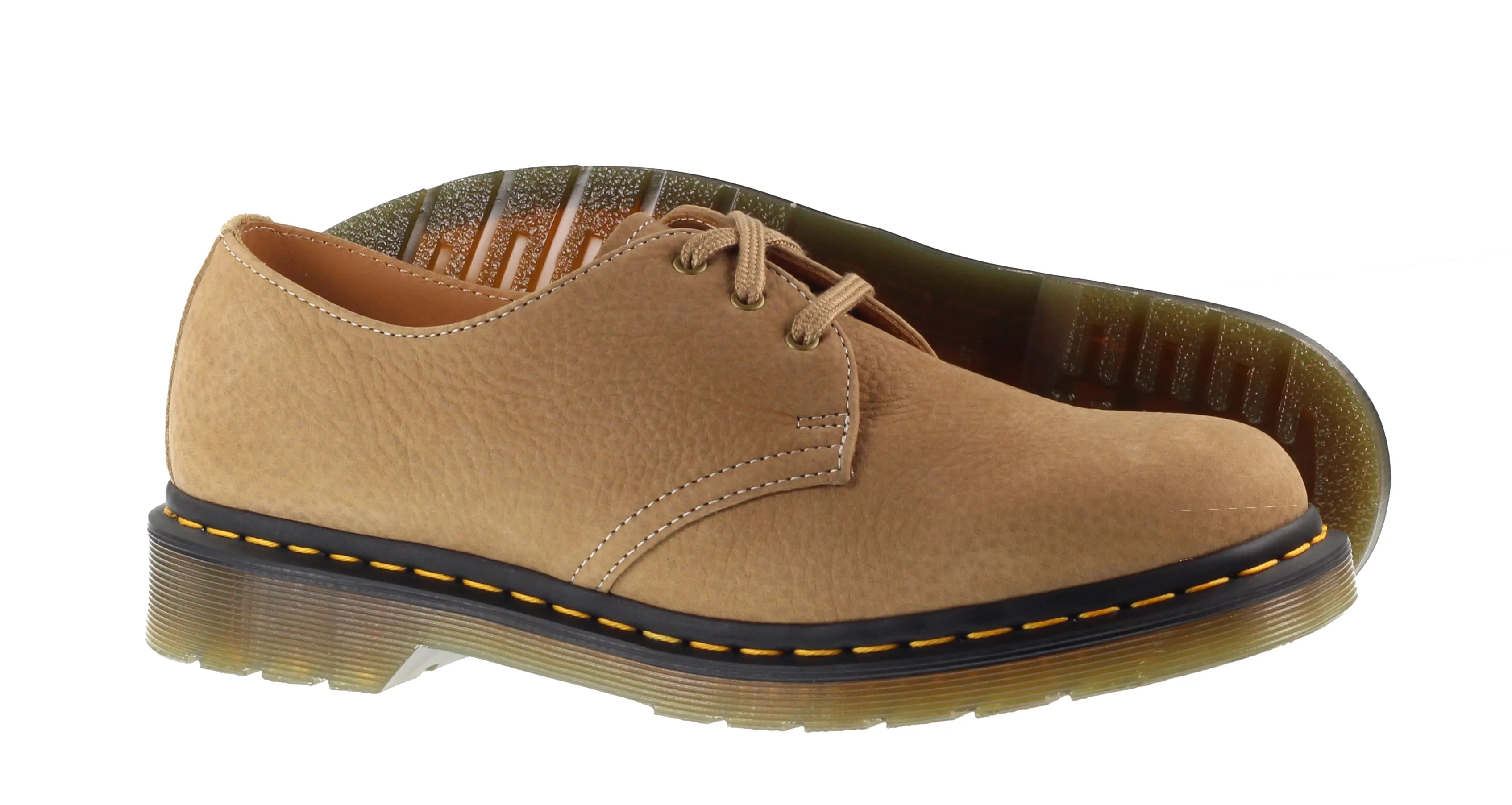 Dr Martens Shoes Mens 1461 Suede Savannah Tan