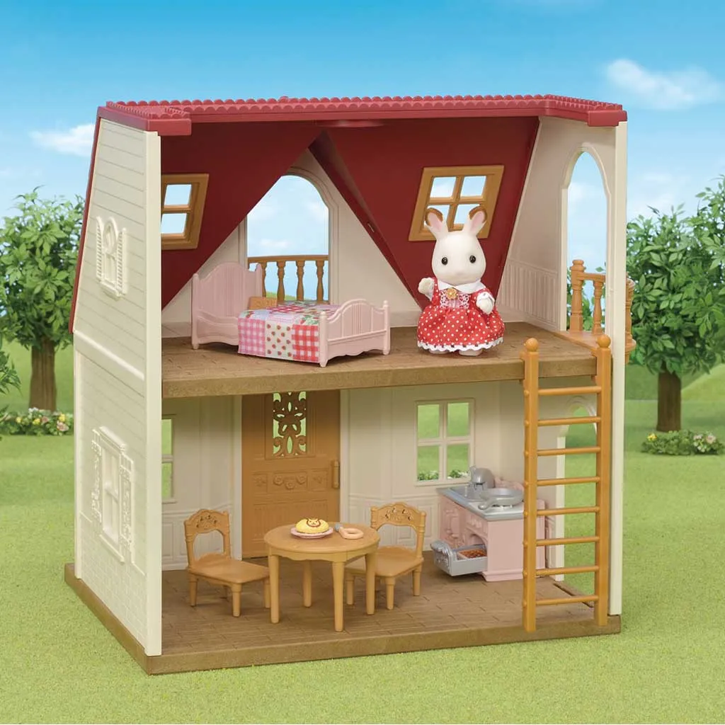 Epoch Calico Critters Red Roof Cozy Cottage Starter House