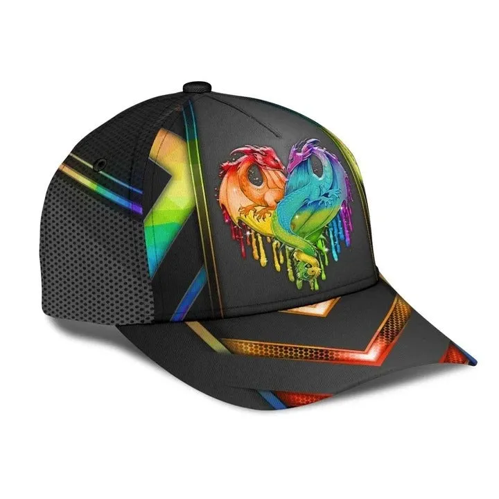 Eternal Love Lgbt Printing Baseball Cap Hat, Lesbian Pride Accessories, Gay Pride Accessories