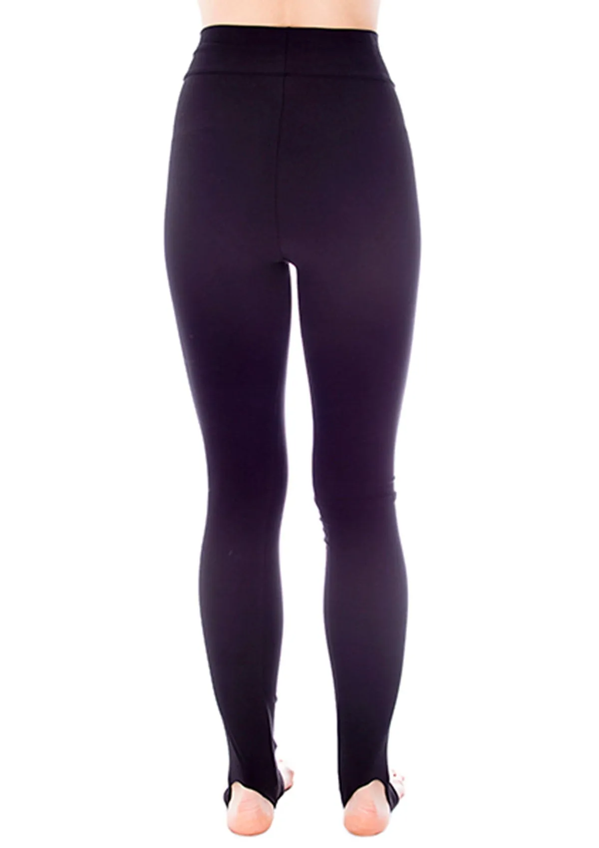 Fleece-Lined Matte Spandex Stirrup Legging