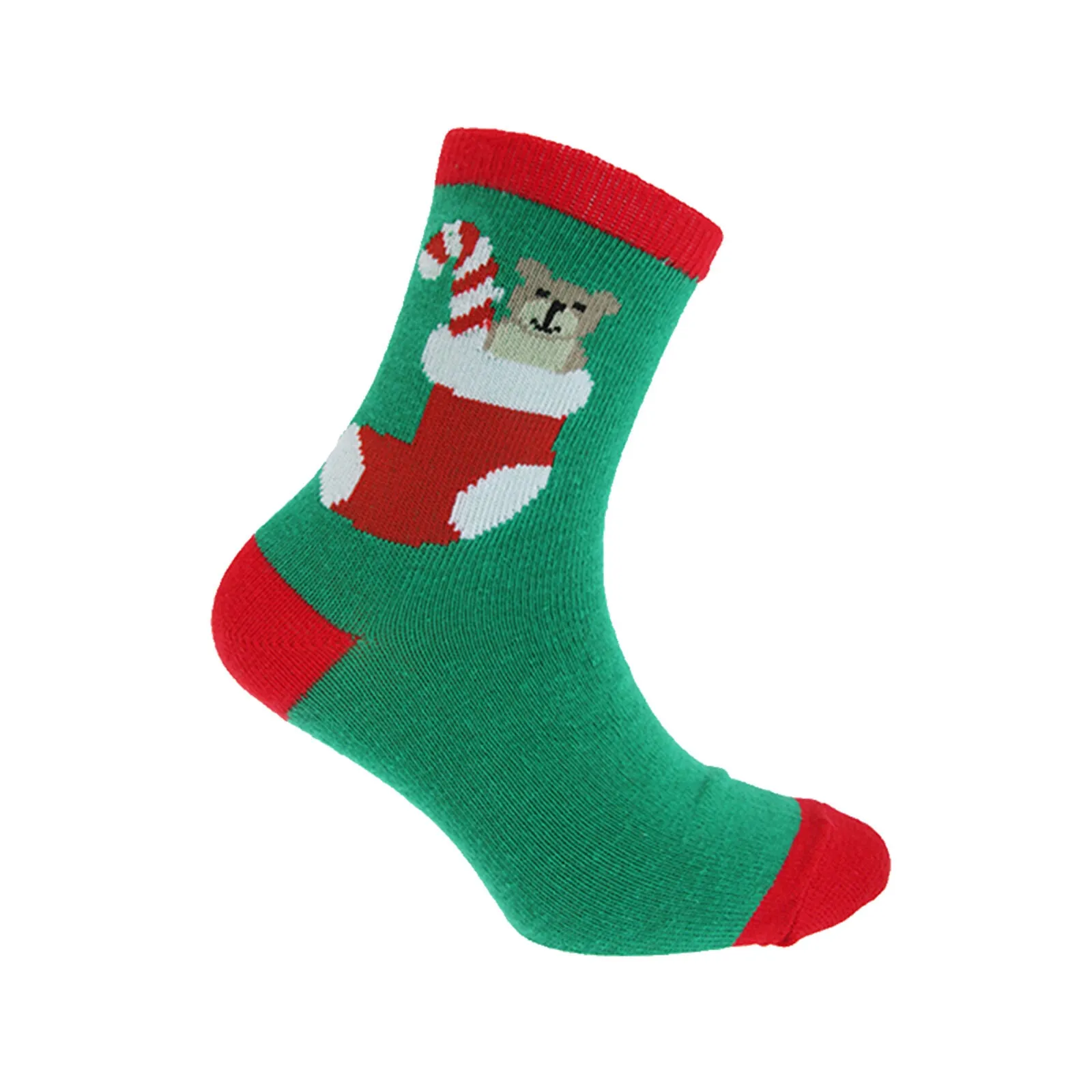 FLOSO Childrens/Kids Christmas Character Novelty Socks (Pack Of 4)