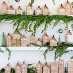 Gingerbread Advent Boxes