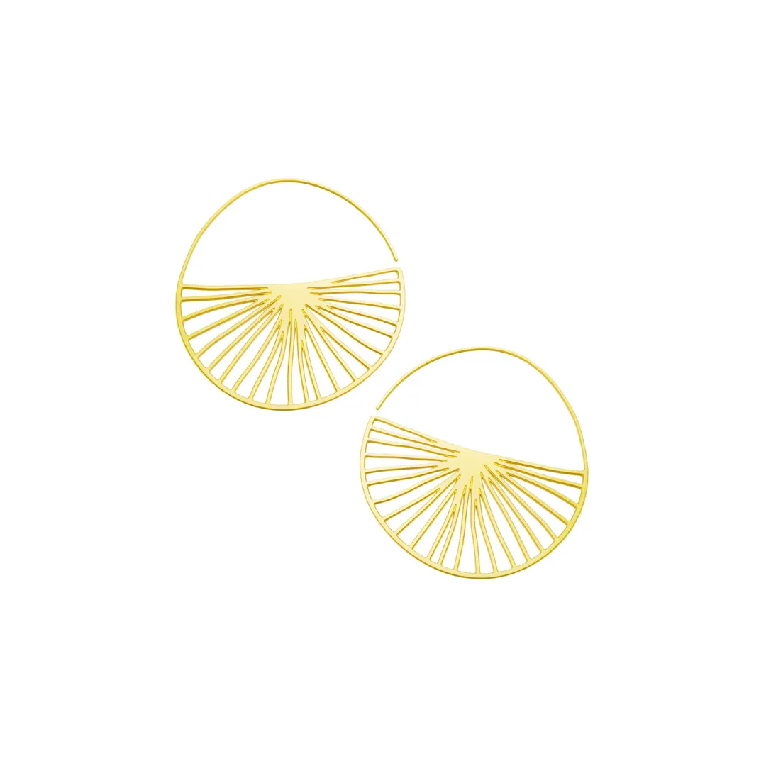 Gold Plated Tiny Radius Hoops