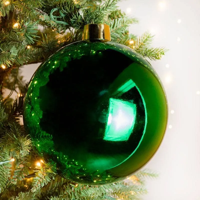 Green Shiny XL Bauble - 25cm