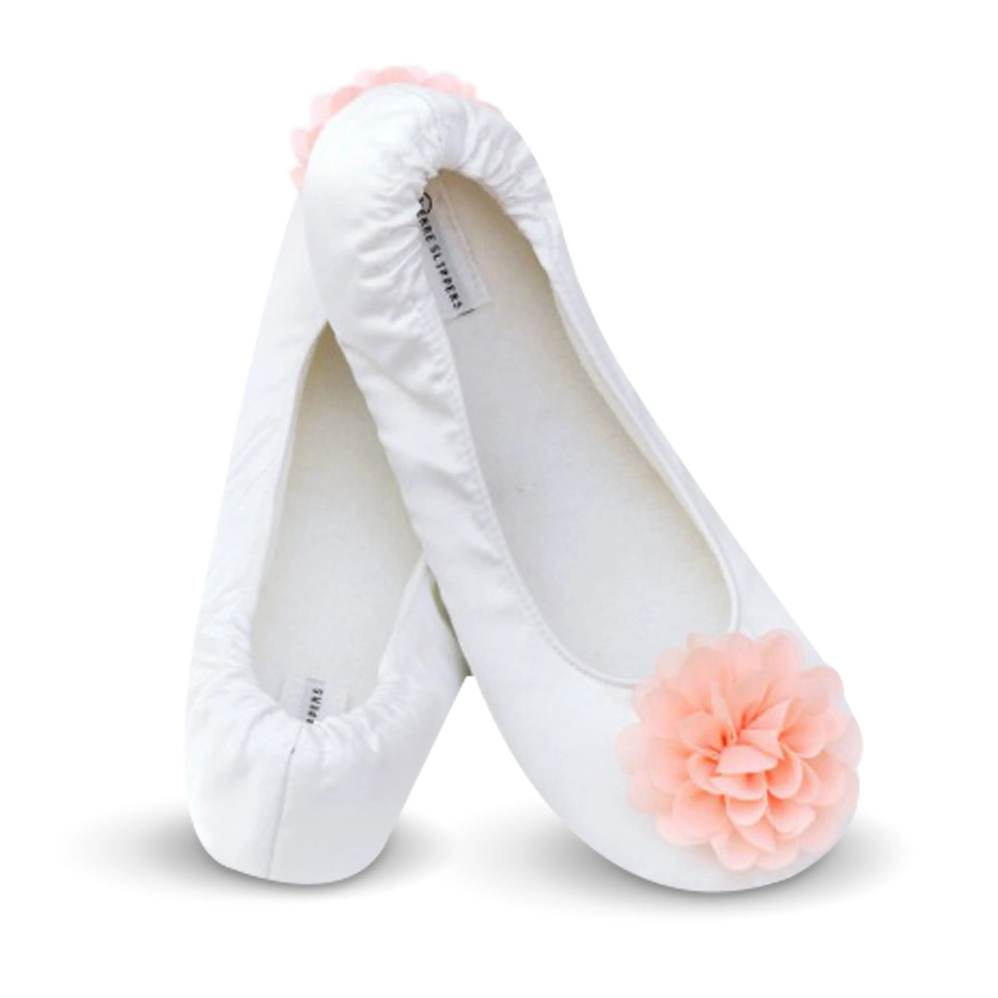 Joyful Peach Bridesmaid Slippers