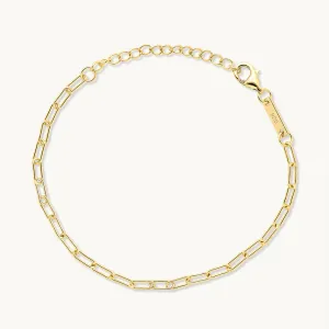 Mini Paperclip Chain Bracelet