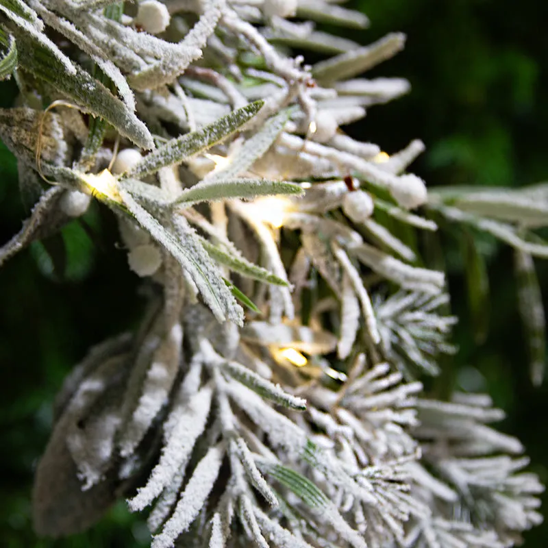 Native Wreath with Berries Frosty 50cm