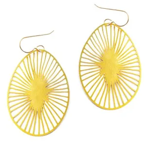 Oval Radius Earring