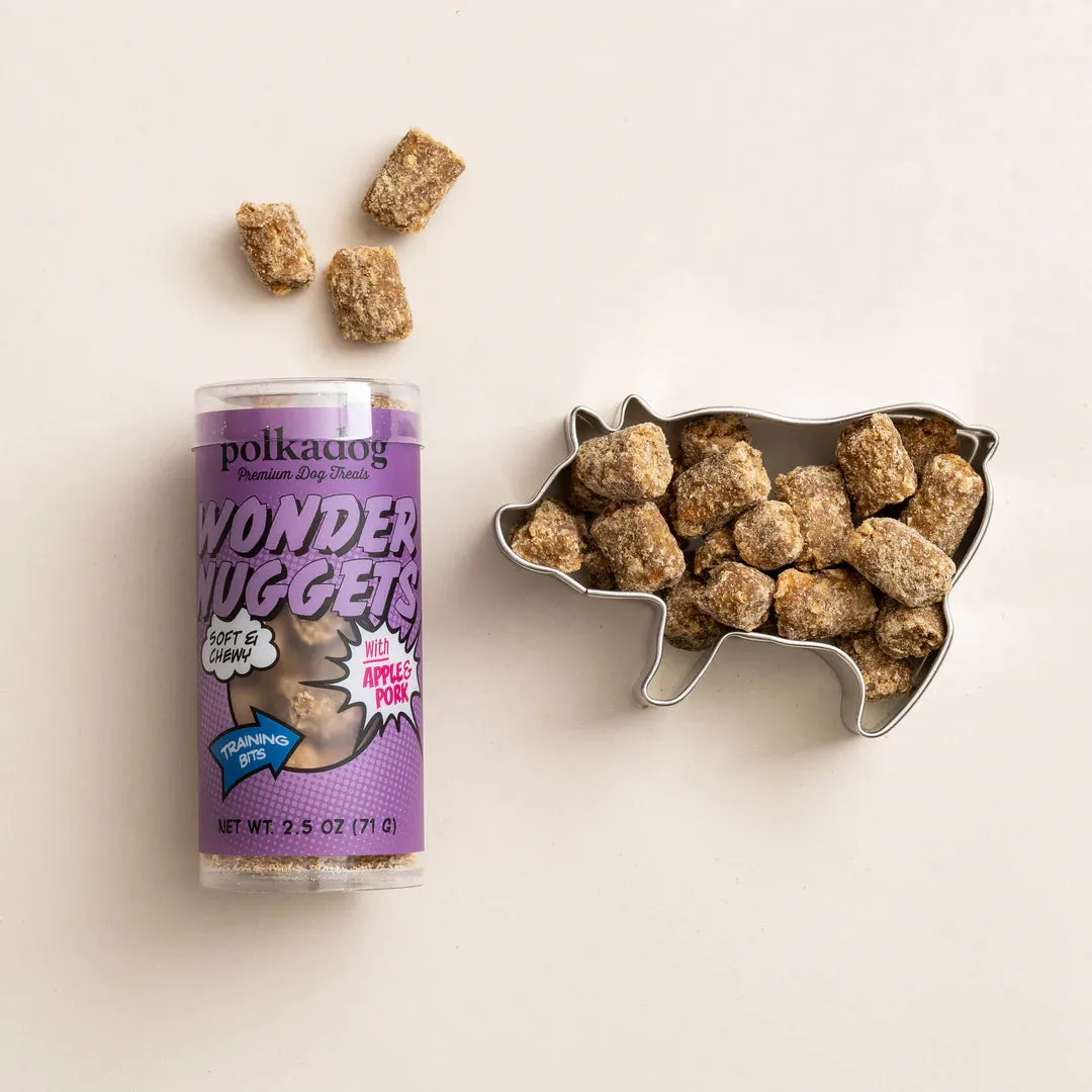 PolkaDog Wonder Nuggets Apple & Pork Mini Tube 2oz