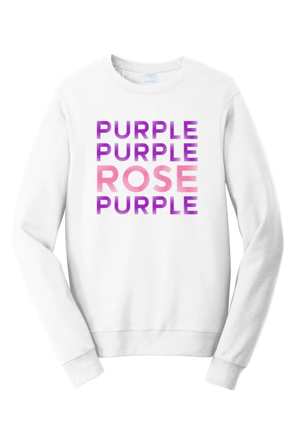 Purple Purple Rose Purple - Advent Crewneck Sweatshirt