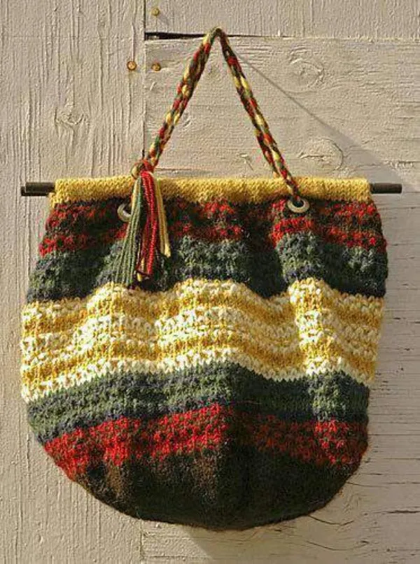 Sarape Shopper Bag by Cirilia Rose *Free Pattern"