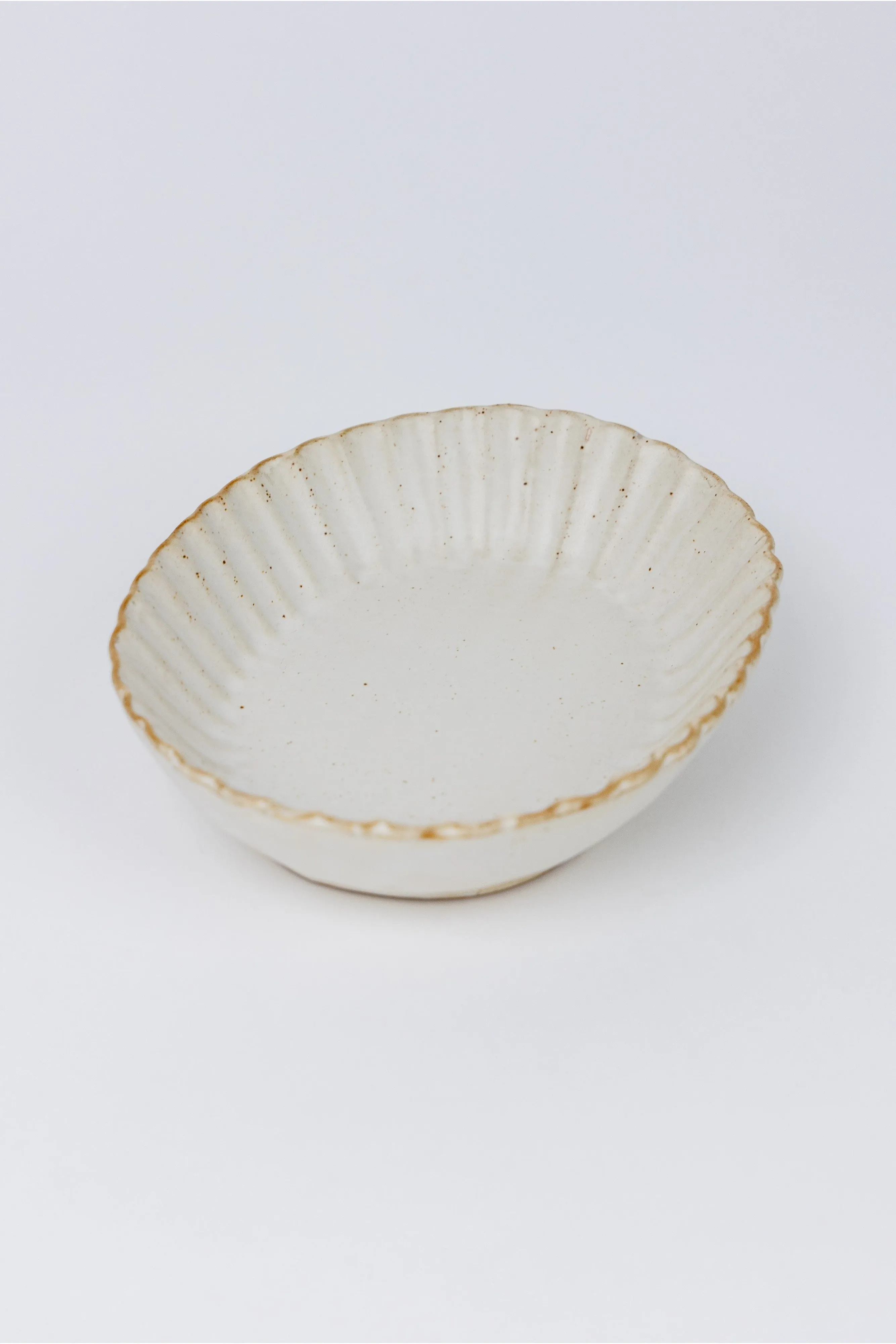 Scalloped  Stoneware