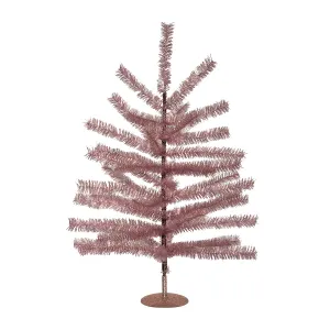 Shimmer Pink Tinsel Tree