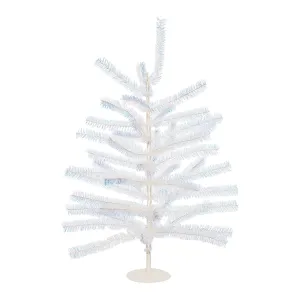 Shimmer White Tinsel Tree